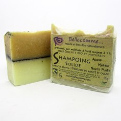 Shampoing solide Hibiscus, Ylang, beurre de cacao